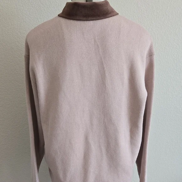 Dime Mocha Casino Rugby Polo Dime Men's Tan Sweater